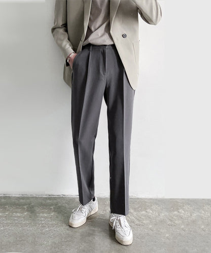 [aimoha Men's] Straight slacks