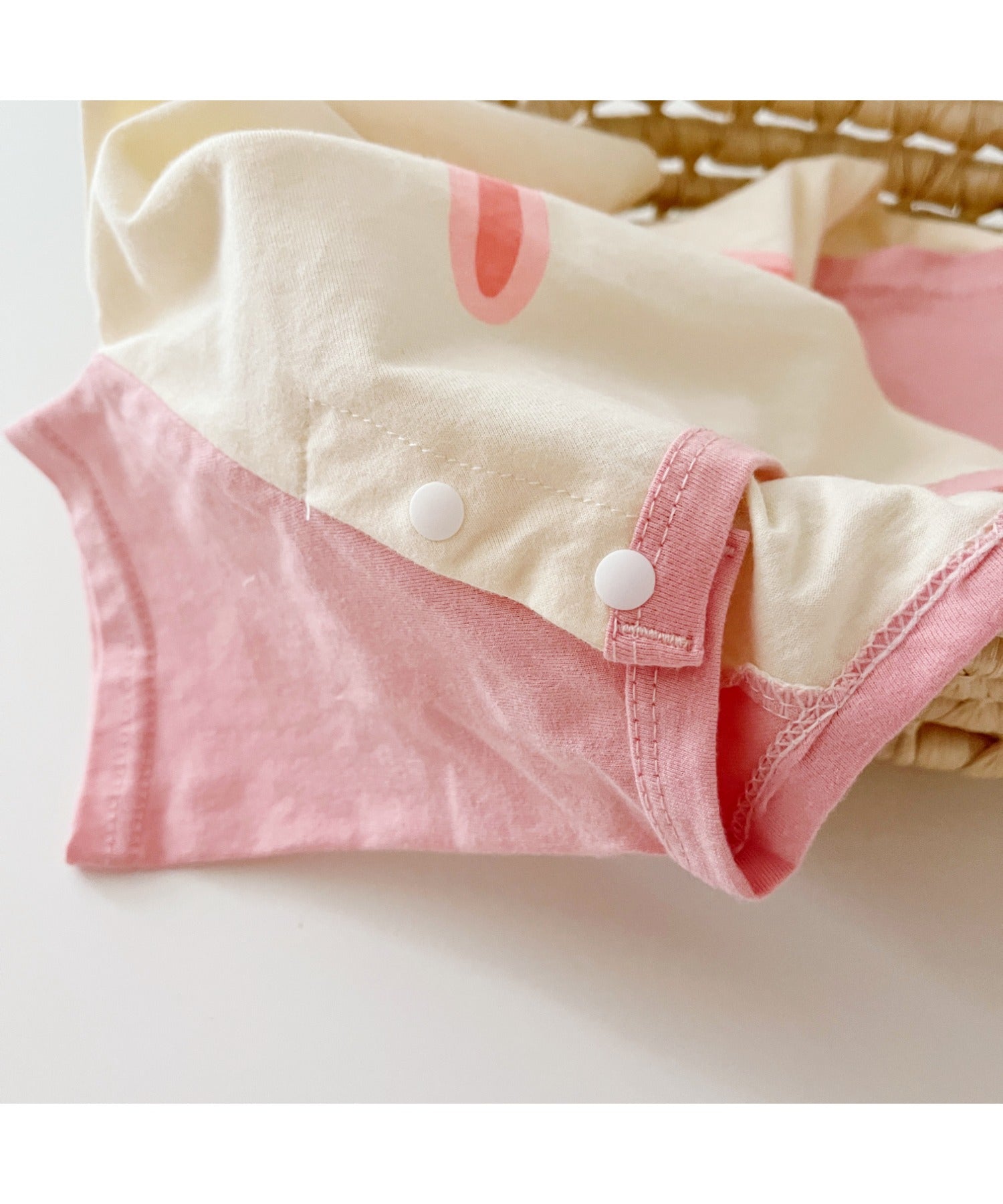 【aimoha-KIDS-】 かわいい動物イラストプリント 袖切り替え半袖tシャツ