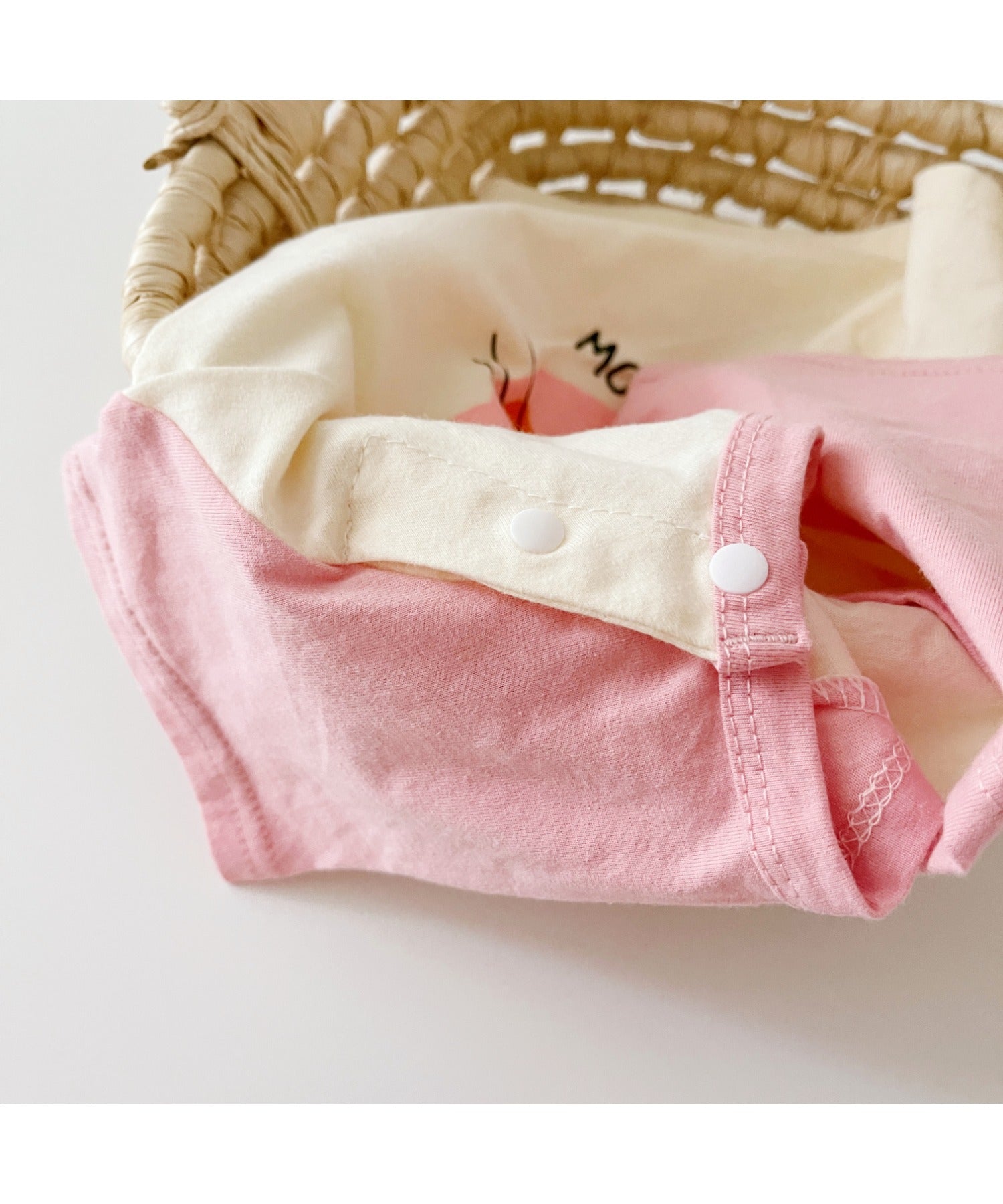 【aimoha-KIDS-】 かわいい動物イラストプリント 袖切り替え半袖tシャツ