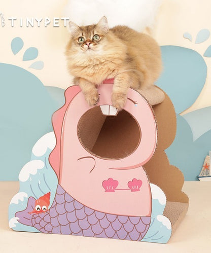 猫用爪とぎ 可愛い恐竜型