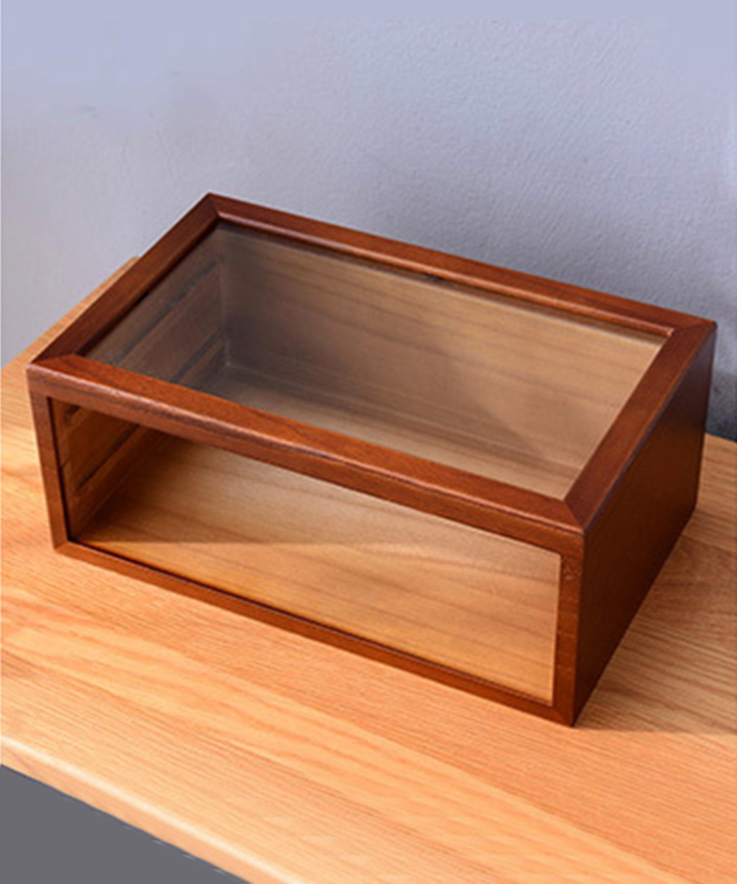 木製2段アクセサリー収納ボックス