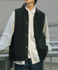 [HOOK-] American casual denim sleeveless jacket vest