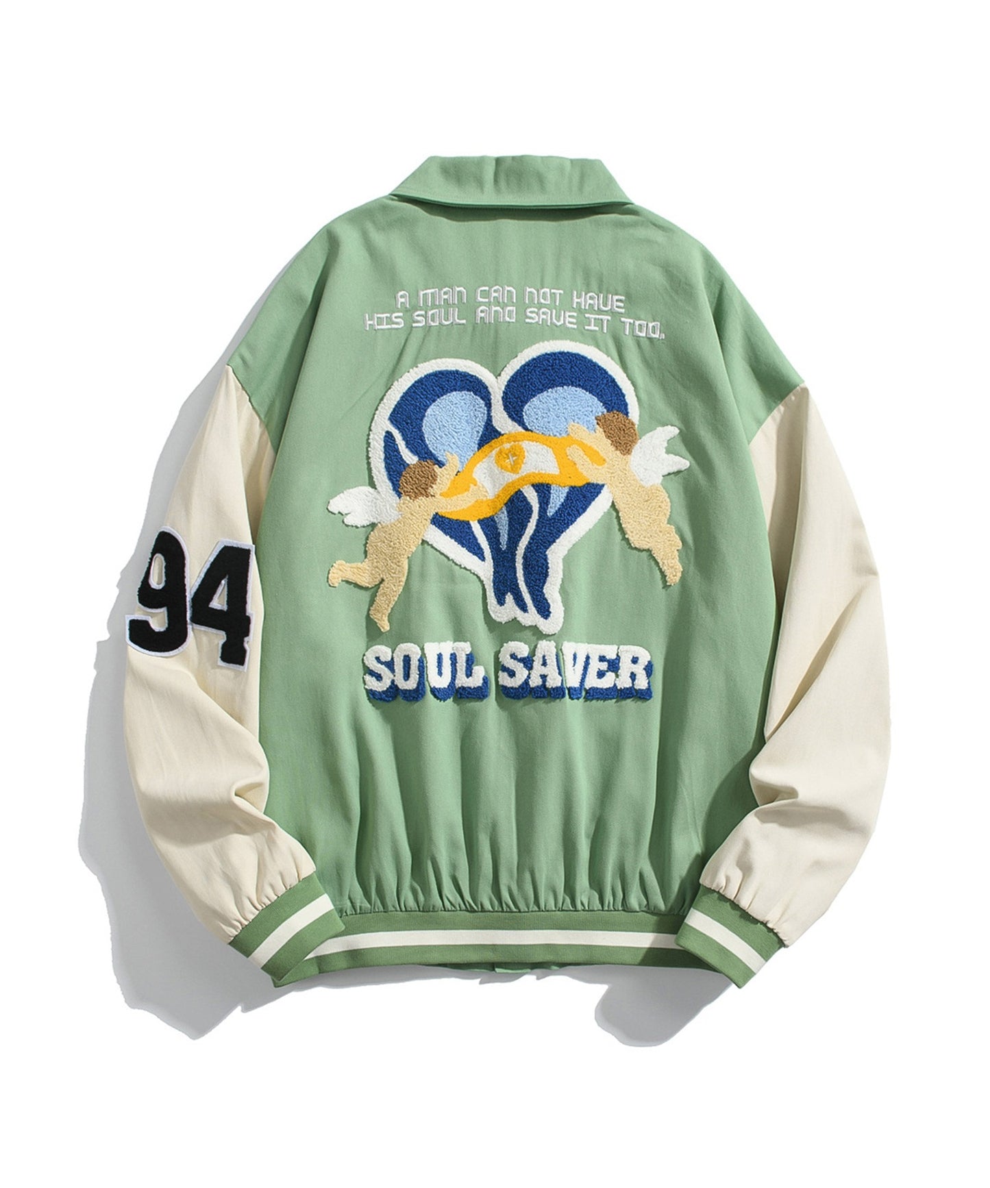 [HOOK -original-] "SOUL SAVER" Stadium Jacket