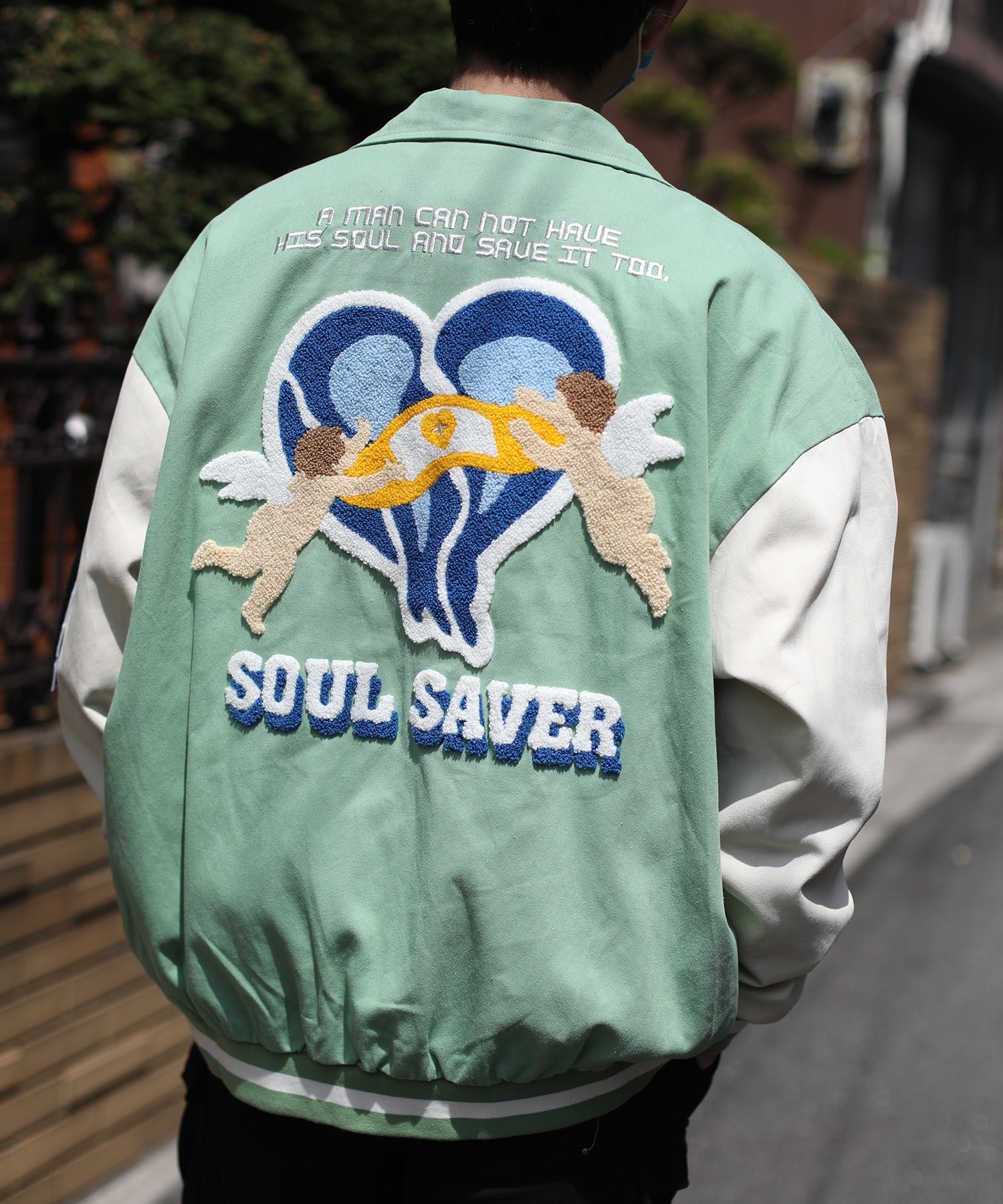 HOOK -original- 】「SOUL SAVER」 スタジャンジャケット – moremore