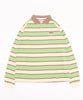 [HOOK -original-] American casual patch embroidery color scheme border polo shirt