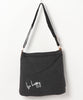 [HOOK] Simple English print canvas shoulder bag