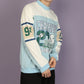 [HOOK -original-] American casual college style football print sweatshirt