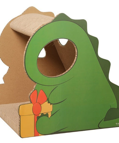 猫用爪とぎ 可愛い恐竜型