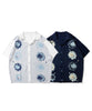 [HOOK -original-] Pop Margaret pattern aloha shirt cool summer knit