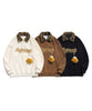 [HOOK] Tiger fur collar polo shirt style sweatshirt