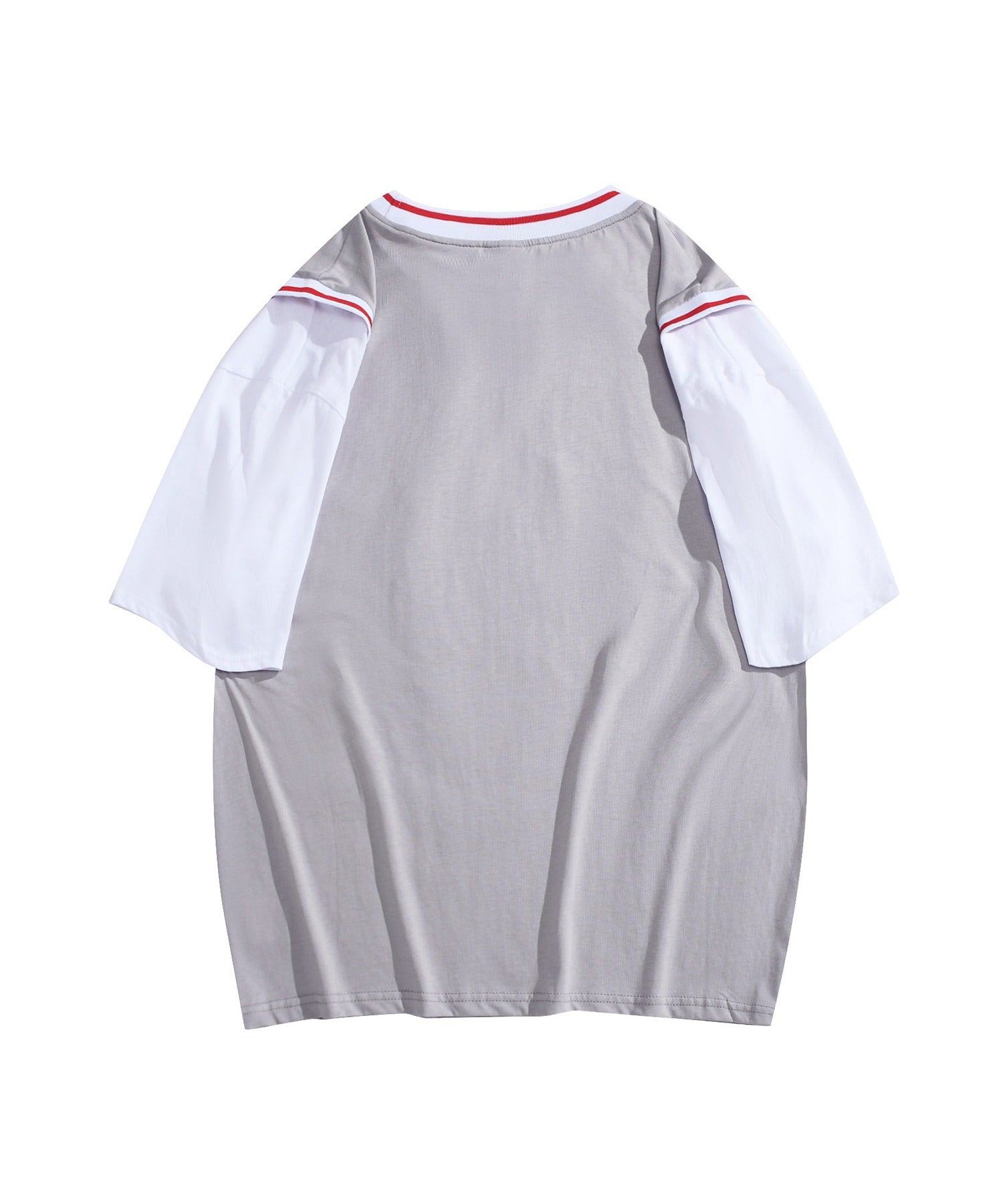 [HOOK -original-] American casual basketball uniform style docking short sleeve TEE