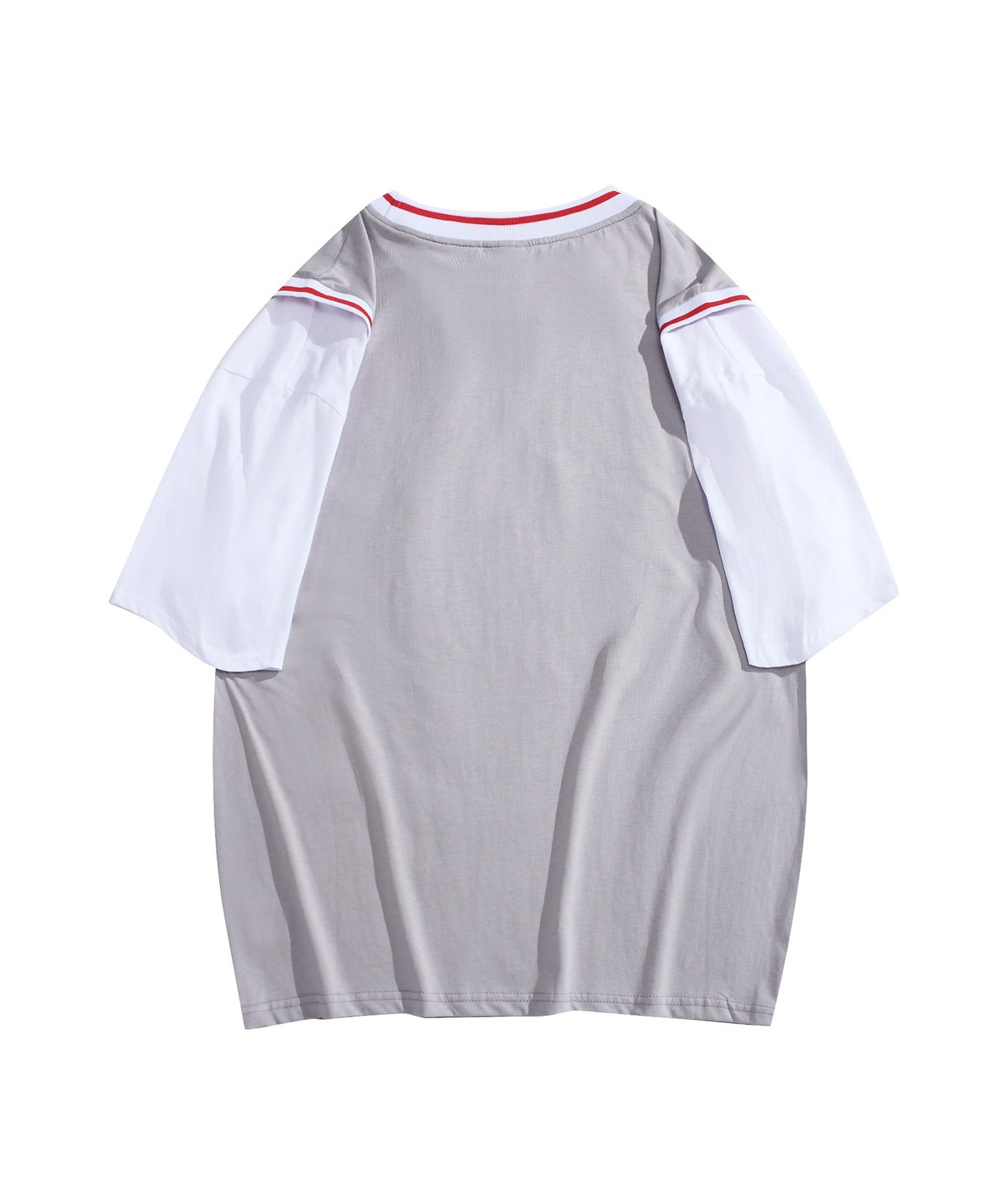 [HOOK -original-] American casual basketball uniform style docking short sleeve TEE