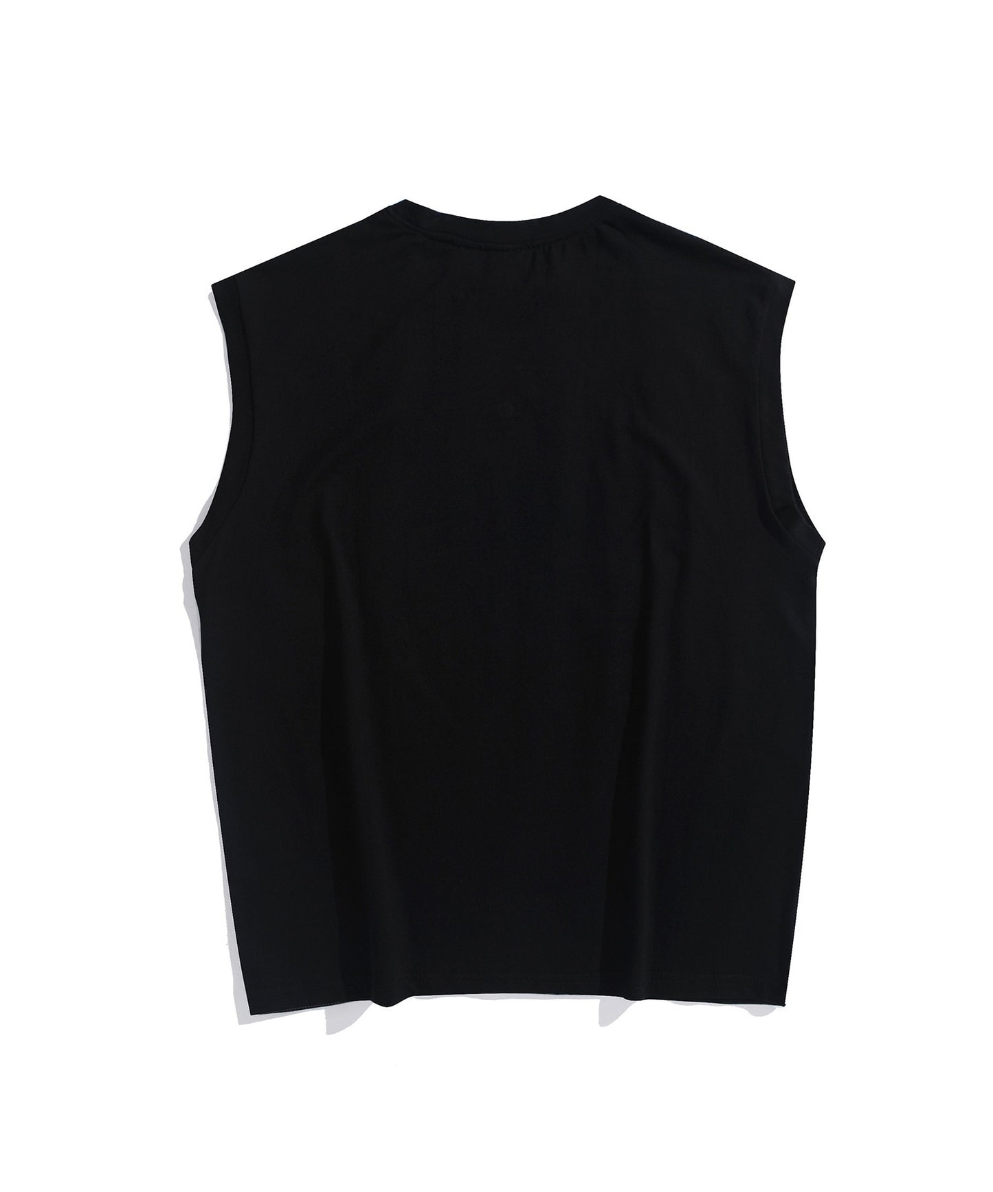 [HOOK -original-] American casual basketball print sleeveless T-shirt