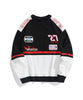 [HOOK -original-] Racing patch embroidery color scheme switching sweatshirt