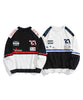 [HOOK -original-] Racing patch embroidery color scheme switching sweatshirt