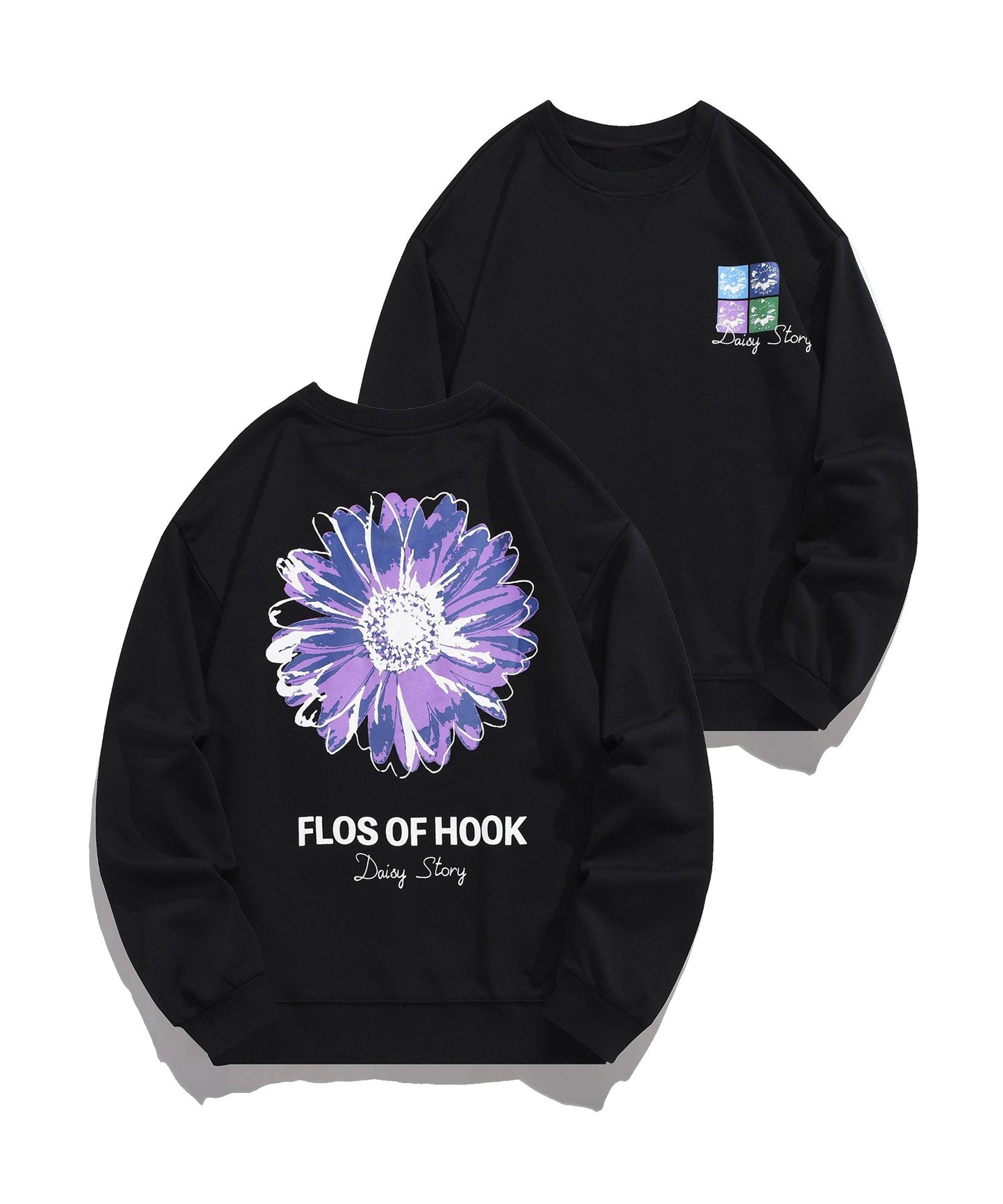 [HOOK -original-] Pop Margaret back print sweatshirt