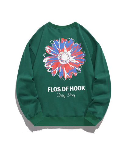 [HOOK -original-] Pop Margaret back print sweatshirt