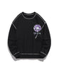 [HOOK -original-] Decorative stitch Margaret fringe embroidery sweatshirt