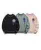 [HOOK -original-] Decorative stitch Margaret fringe embroidery sweatshirt