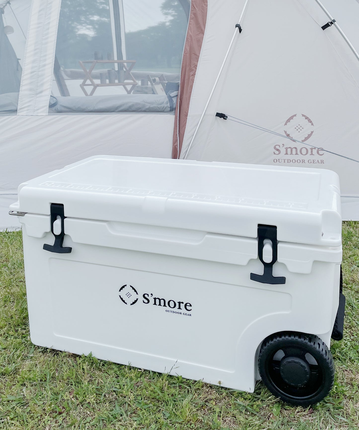 【S'more /Becool cooler box55】移動式クーラーボックス