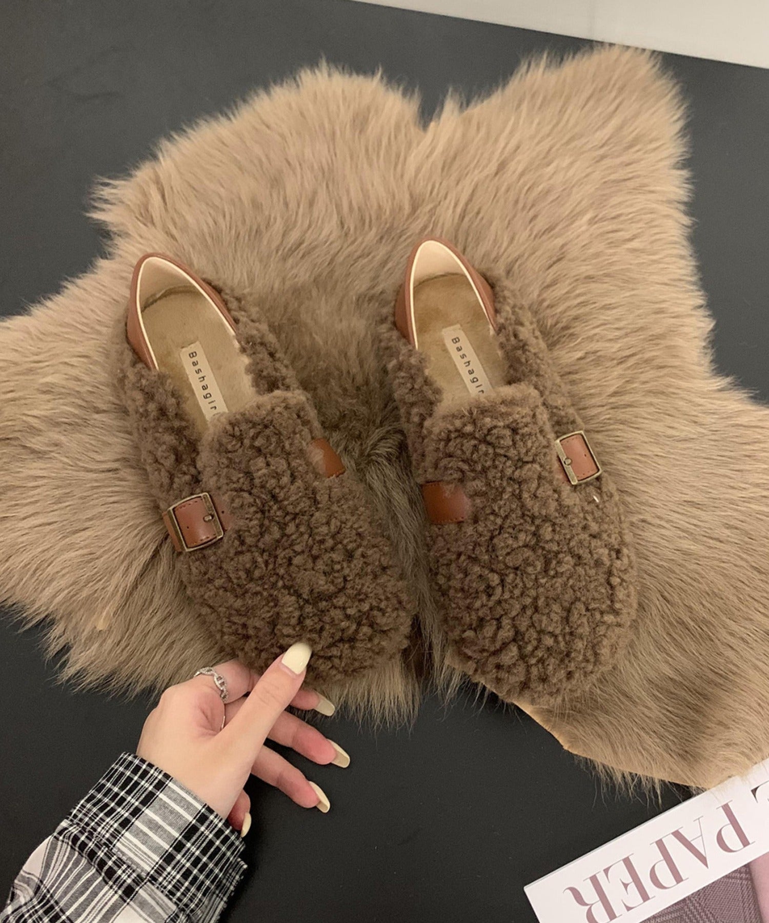 2WAYボアフラットシューズ – 《公式》moremore（モアモア）