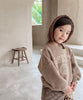 【aimoha-KIDS-】韓国子供服 アメカジフロントプリント裏フリースビッグスウェット