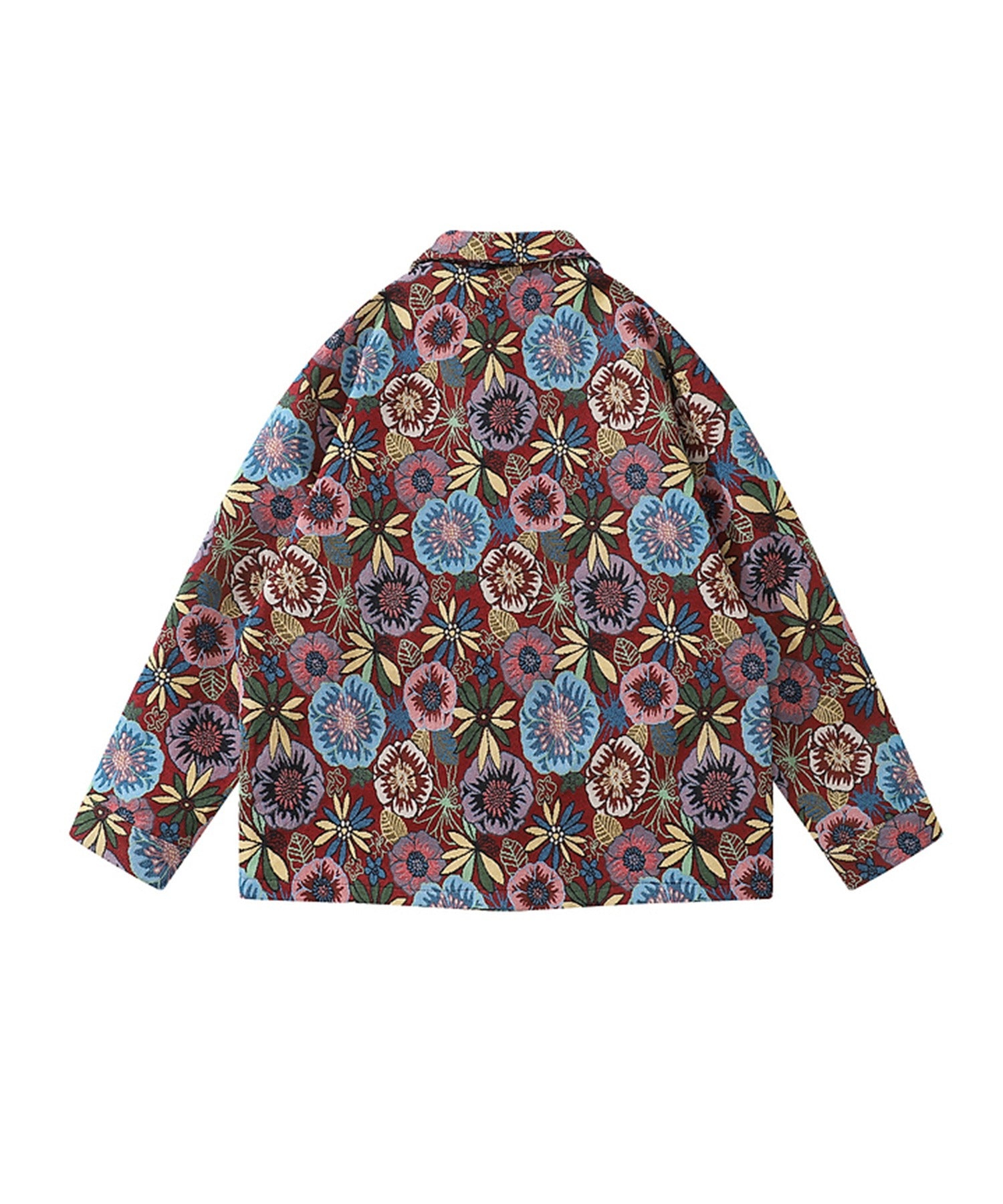 ヒロ　新品　コーチシグネチャー柄ジャケット レトロ調総柄ジャカードコーチジャケット ストリート系 オラオラ