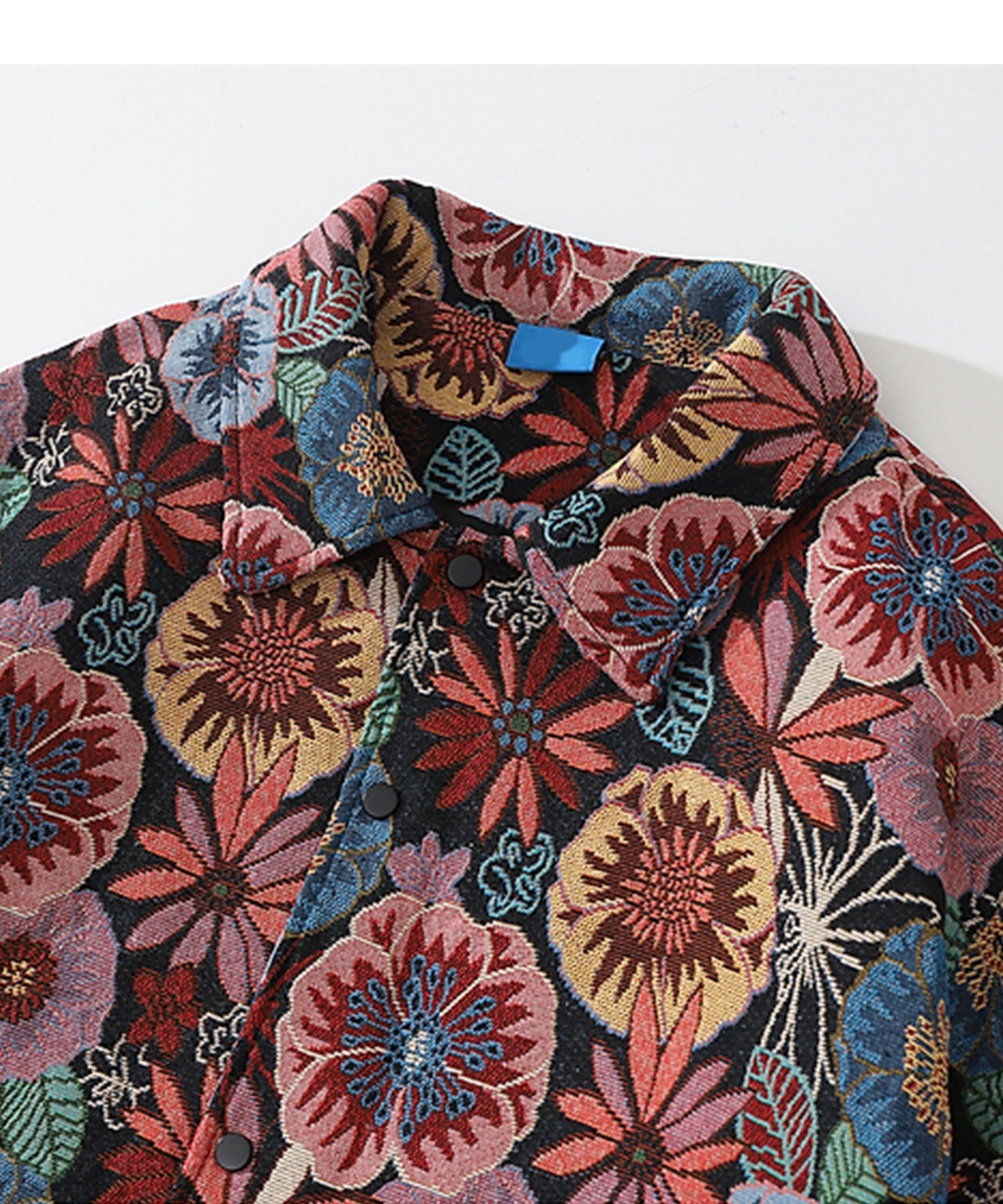 ヒロ　新品　コーチシグネチャー柄ジャケット レトロ調総柄ジャカードコーチジャケット ストリート系 オラオラ