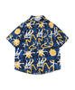 [HOOK] Vintage style all-over pattern big aloha shirt