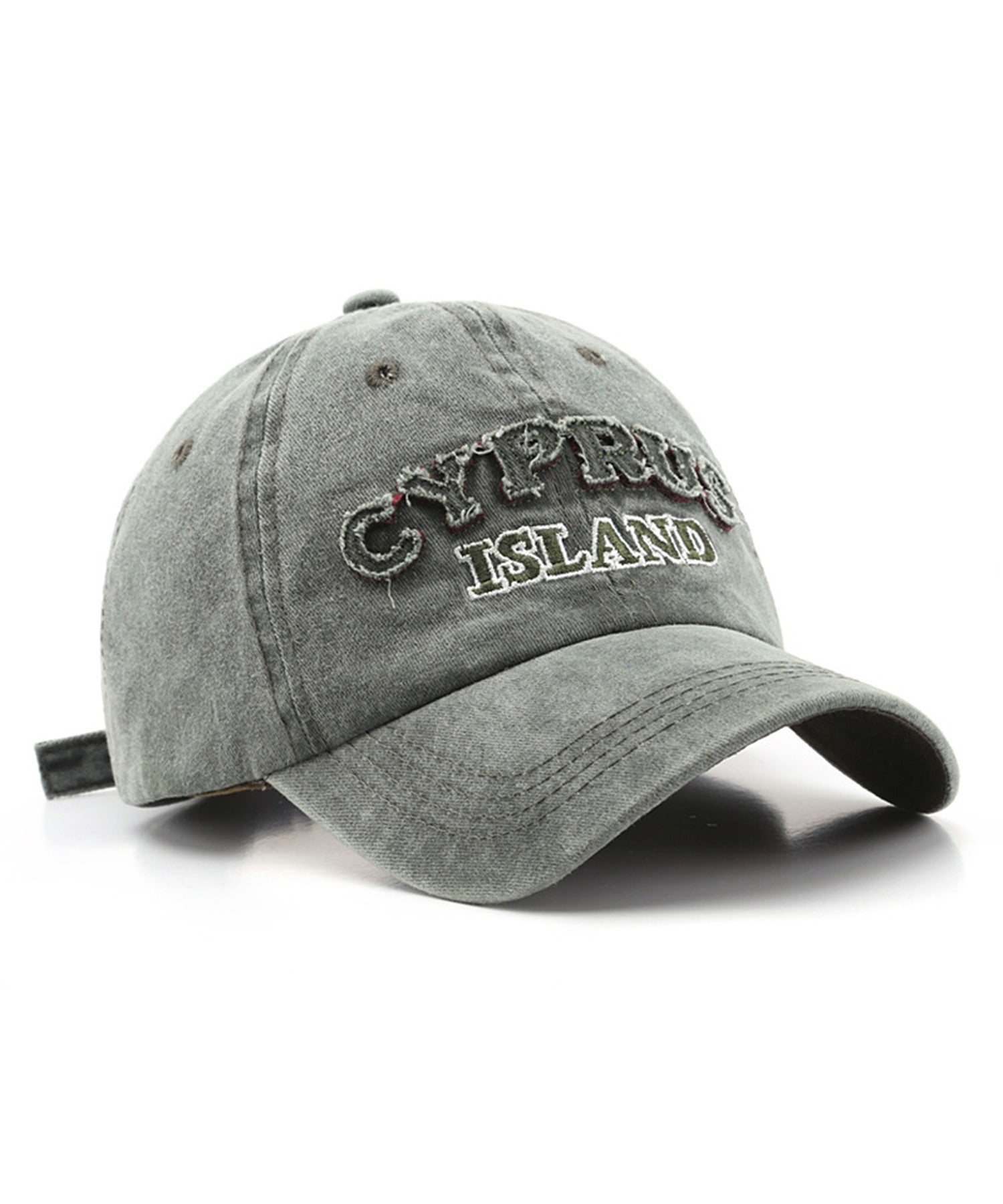 [HOOK-] American casual antique style English letter embroidery cap