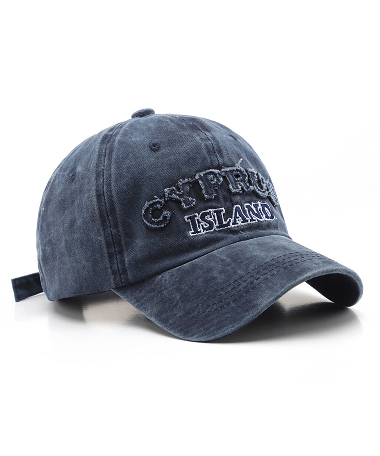 [HOOK-] American casual antique style English letter embroidery cap