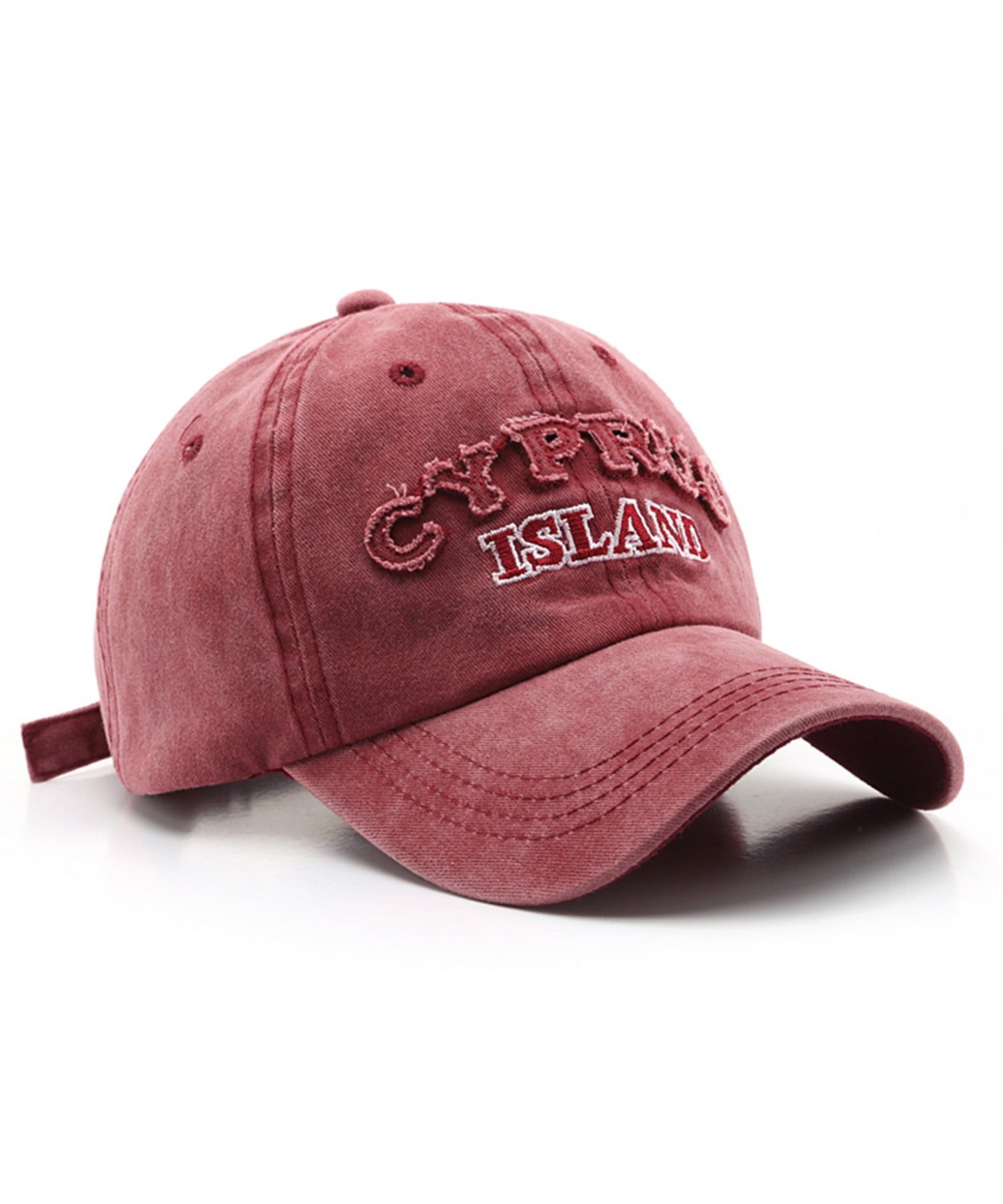 [HOOK-] American casual antique style English letter embroidery cap