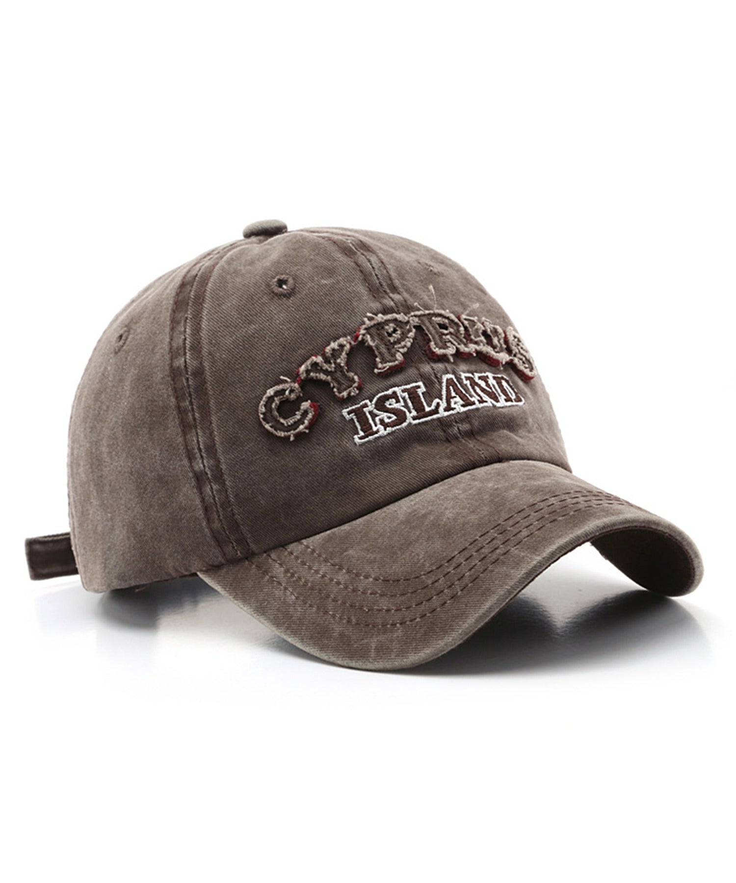 [HOOK-] American casual antique style English letter embroidery cap
