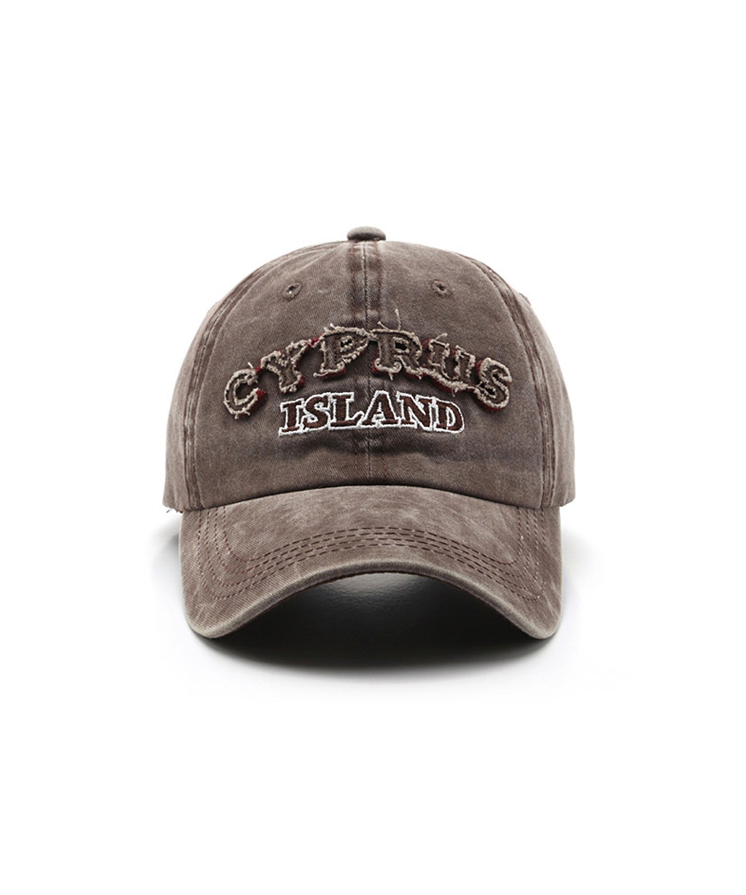 [HOOK-] American casual antique style English letter embroidery cap