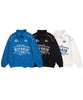 [HOOK] American casual English letter embroidery polo collar sweatshirt