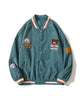 [HOOK] American casual color scheme bear patch stadium jacket