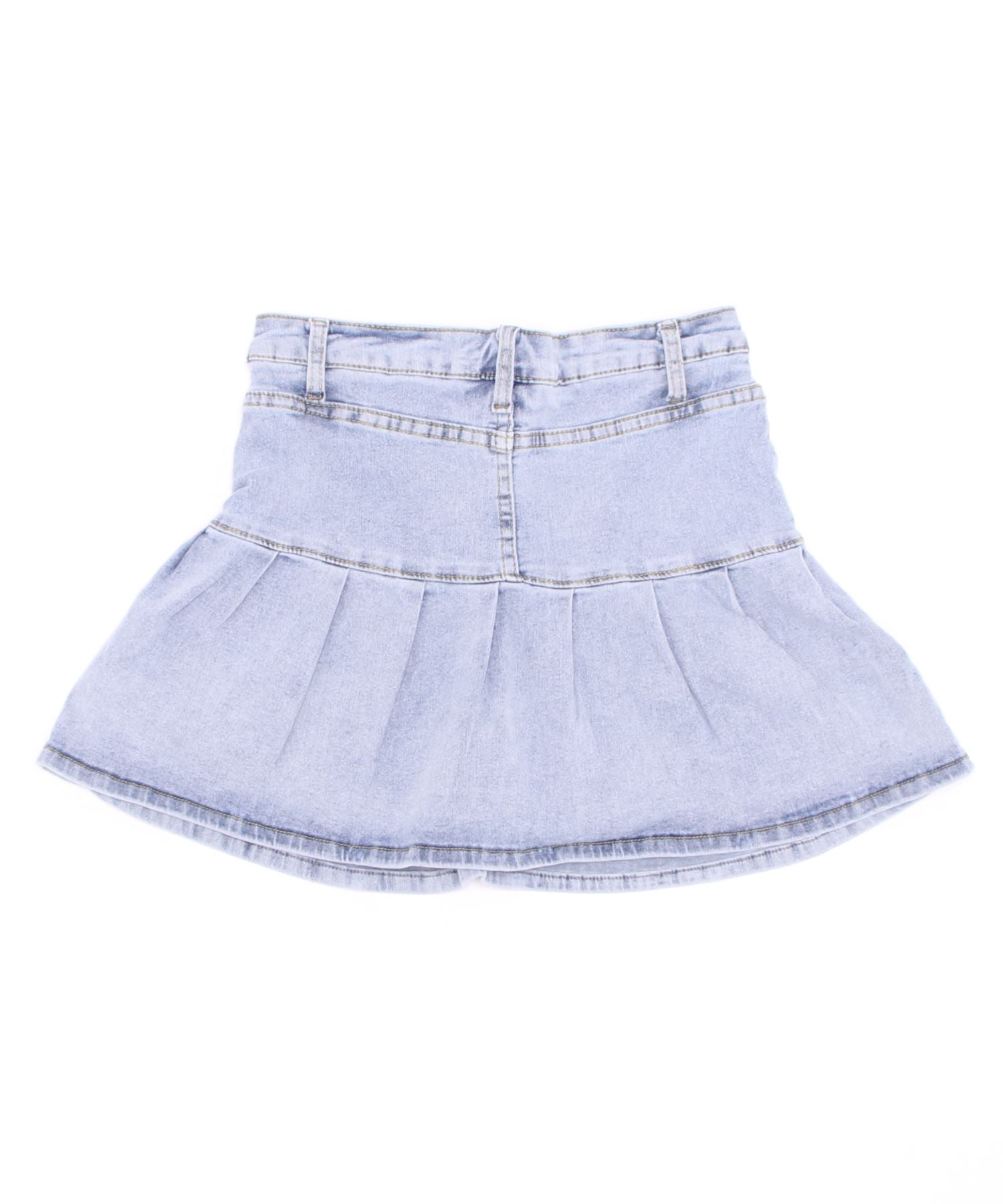 Jasmine】タックプリーツデニムミニスカート – 《公式》moremore