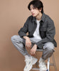【aimoha Men's】 オーバーサイズ カラーシャツジャケット