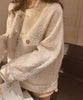 【Jasmine】オーバーサイズの抜け感がオシャレツイードジャケット