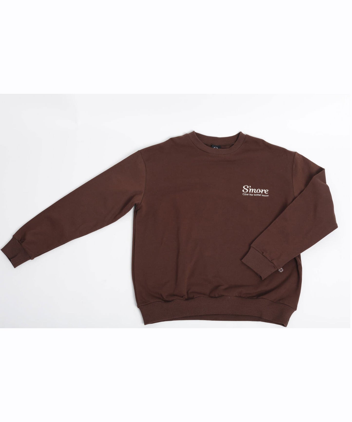 COTTON CREW NECK BIG SWEAT - S'more recipe