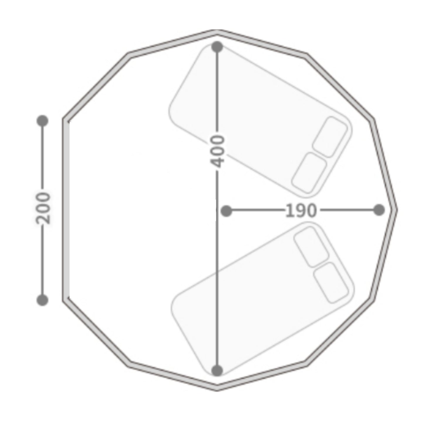 【S'more / Ground sheet 400】 グランドシート 収納バッグ