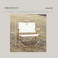 【S'more /Alumi Folding Armchair】アルミフォールディングアームチェア 木調フレームのチェア