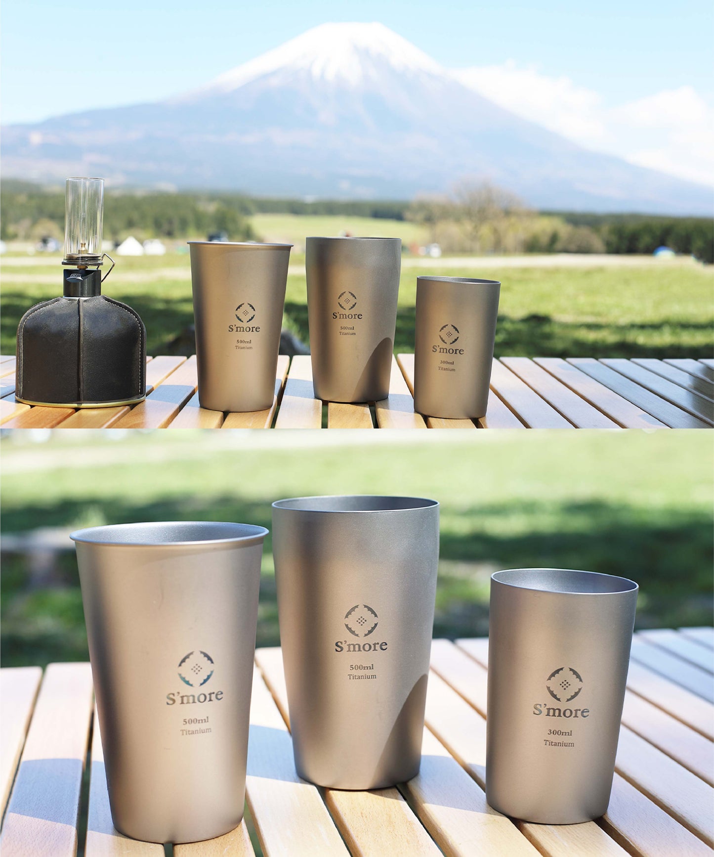 【 S'more / Titanium tumbler double】チタニウムタンブラーダブル チタンタンブラー